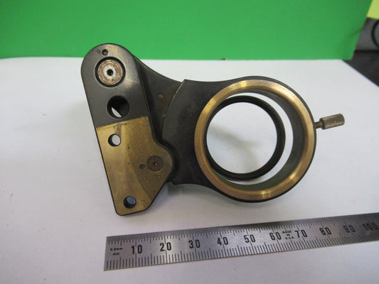 Rare Carl Zeiss AG Jena Antique Brass Holder Microscope Part