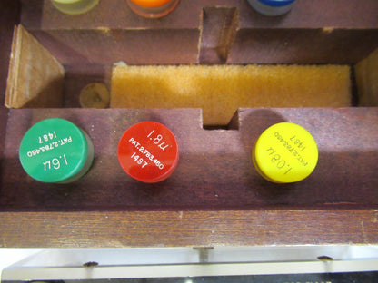 SEVERN ENGINEERING MAGNETIC PERMEABILITY TESTER 7 standards AS PICTURED LOB-RAD