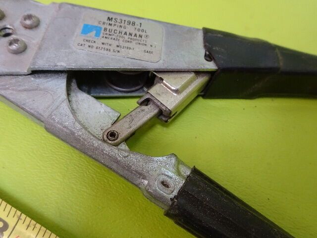 FOR PARTS BUCHANAN MAKER CRIMPING TOOL [rusty] AS IS #TA-3-7