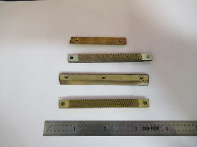 WILD HEERBRUGG SWISS M20 ASSORTED GEAR + DOVETAIL MICROSCOPE PART AS PIC 4B-A-50