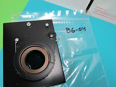MICROSCOPE PART POLARIZER INSERT GERMANY POLARIZED OPTICS AS PICTURED BIN#B6-04