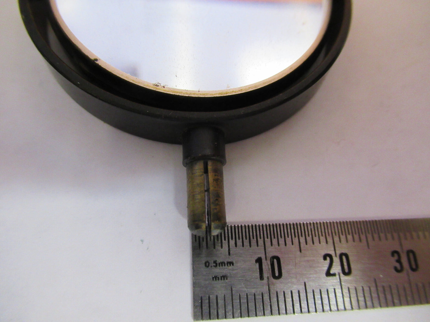 ANTIQUE BAUSCH LOMB MIRROR ASSEMBLY OPTICS MICROSCOPE PART AS PICTURED Y1-A-48