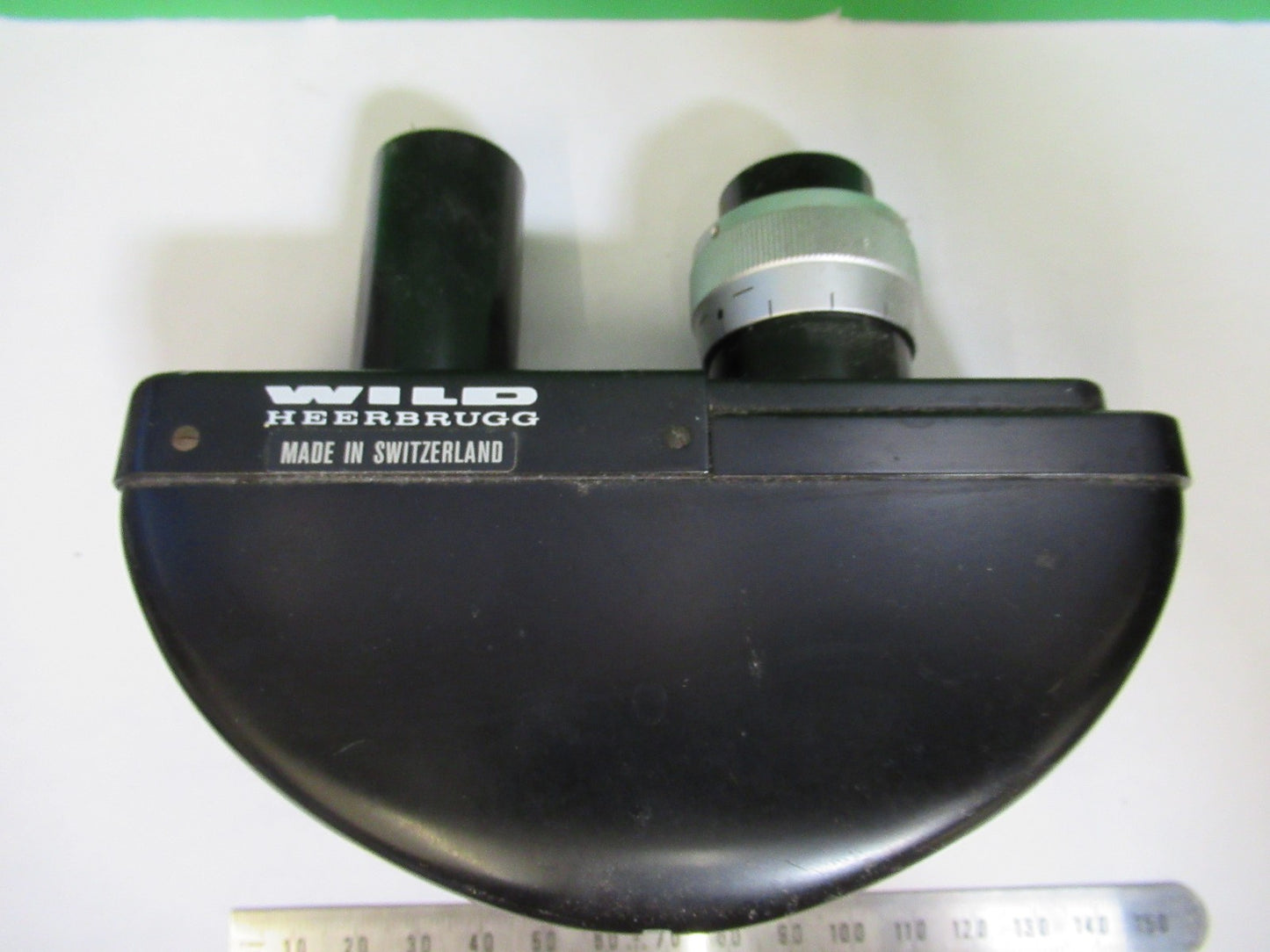 WILD HEERBRUGG SWISS binocular head MICROSCOPE PART AS PICTURED T6-A-63
