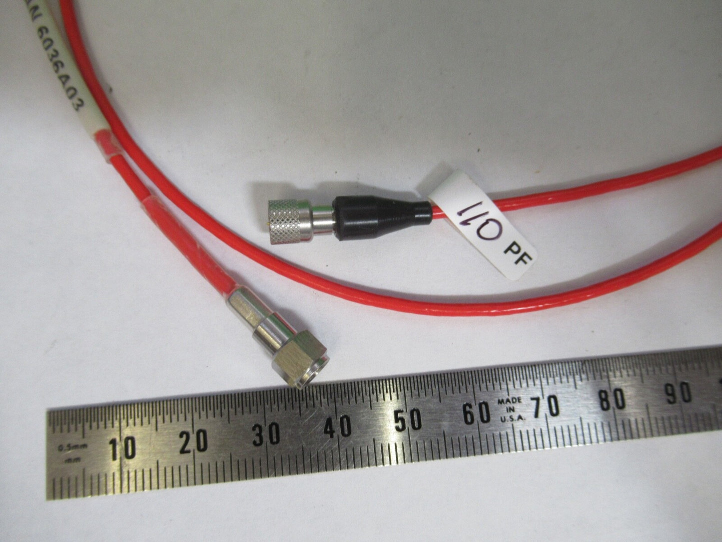3ft CABLE for ACCELEROMETER SENSOR 10-32 hex to 10-32 AS PICTURED S8-A-22