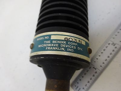 RF MICROWAVE HIGH FREQUENCY DUMMY LOAD BENDIX CORPORATION AS IS BIN#S5-80