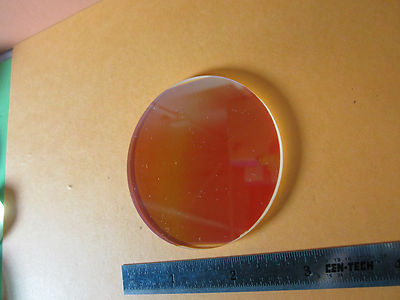 OPTICAL LARGE COATED FILTER LENS NICE LASER OPTICS BIN#D7-24