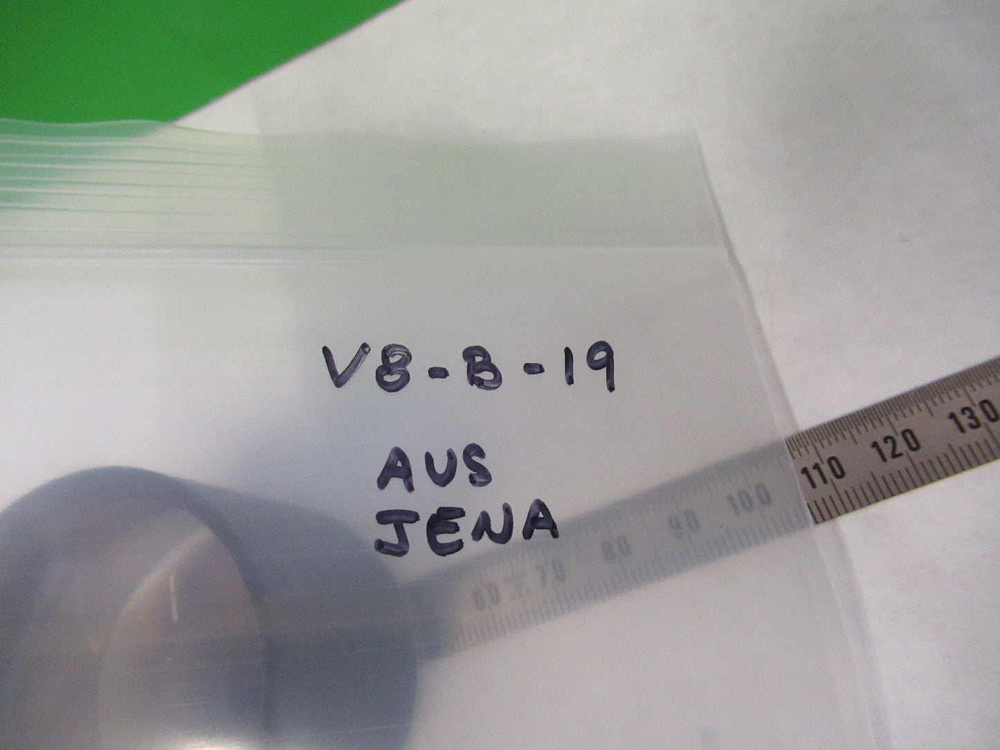 AUS JENA GERMANY MOUNTED LENS POLARIZER MICROSCOPE PART AS PICTURED V8-B-19