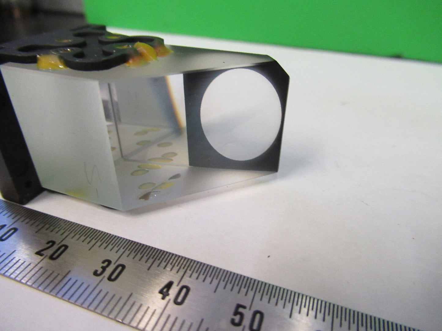 LEITZ WEZTLAR GERMANY PRISM GLASS OPTICS MICROSCOPE PART AS PICTURED &R3-B-35