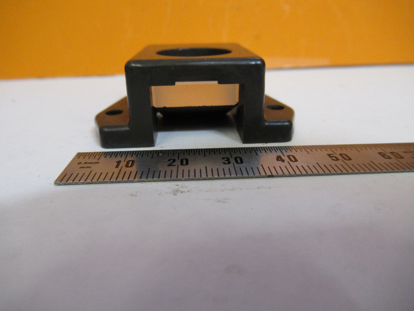 BAUSCH LOMB GLASS PRISM OPTICS MICROSCOPE PART AS PICTURED Y4-A-131