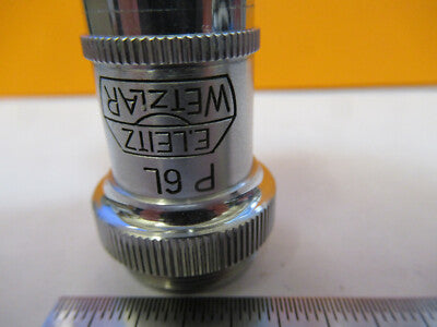LEITZ WETZLAR GERMANY OBJECTIVE POL 6L P MICROSCOPE PART AS PICTURED &A2-FT-51