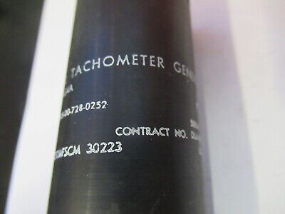 SERVO MOTOR AIRCRAFT TACHOMETER GENERATOR NSN 6105-00-728-0252   AS PIC &A7-B-33