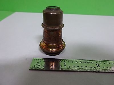 MIKROSKOPTEIL OBJEKTIV WATSON UK 1/6 VINTAGE OPTICS AS IS BIN#H7-A-15