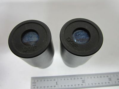 MICROSCOPE PART PAIR EYEPIECES OPTICS AS IS BIN#R2-46