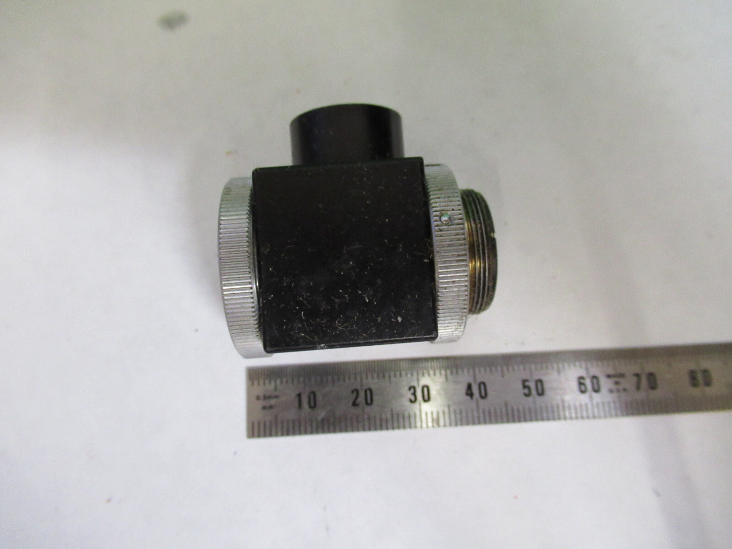 VINTAGE PIECE BAUSCH LOMB VERTICAL ILLUM MICROSCOPE PART AS PICTURED S1-B-103