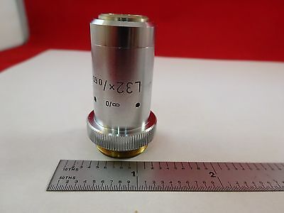 MIKROSKOPTEIL OBJEKTIV L32X LEITZ GERMANY OPTICS AS IS BIN#R2-C-20
