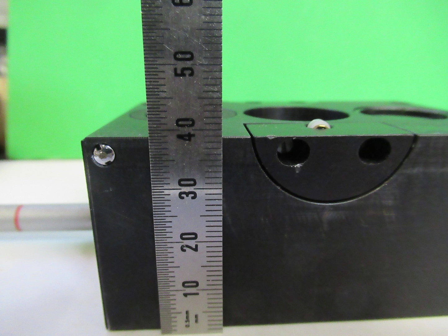 REICHERT POLYVAR AUSTRIA POLARIZER BLOCK MICROSCOPE PART AS PICTURED V8-B-23