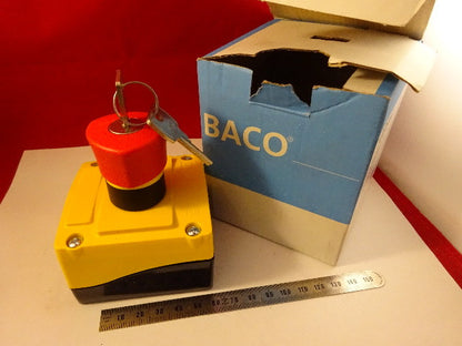 Baco Emergency Electrical Switch + Key LBX11302 Control Made in France