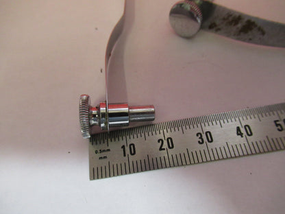 ANTIQUE SPENCER AO PAIR CLIPS SET OPTICS MICROSCOPE PART AS PICTURED  T7-A-07