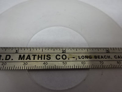 MICROSCOPE PART STAGE GLASS FROSTED REICHERT AUSTRIA OPTICS #83-02