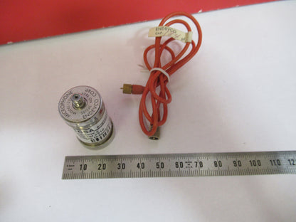ENDEVCO HIGH INTENSITY MICROPHONE 2510 PRESSURE SENSOR AS PICTURED &S9-A-42