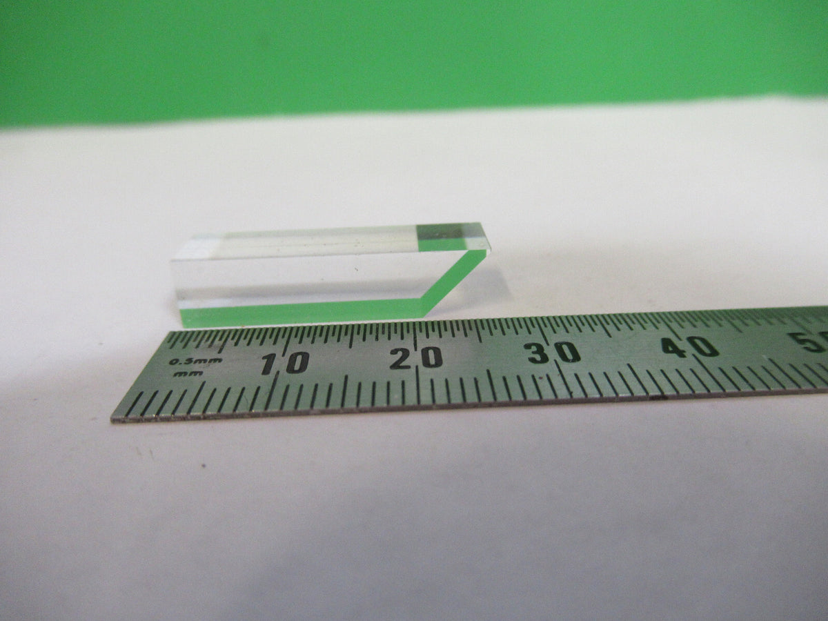 OPTICAL BK7 GLASS PRISM + MIRROR SURFACE LASER OPTICS AS PICTURED X7-A-14