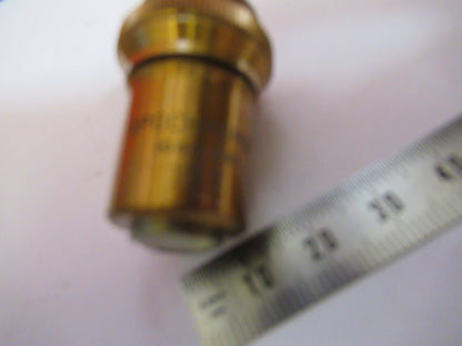ANTIQUE APO BAUSCH LOMB OBJECTIVE 10X  MICROSCOPE PART AS PICTURED &S9-A-55