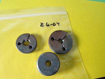 LOT 3 EA METROLOGY INSPECTION 1/2 20 UNF-1A THREAD TOOL RUSTY AS IS BIN#26-04