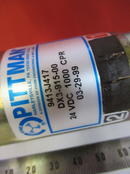PITTMAN MOTOR 24 VDC DX3-915-00 AS PICTURED Q5-B-50