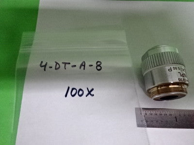 Microscope Part Ernst Leitz Germany Objective Npl 100X P Pol Polarizer Optics