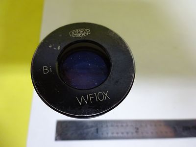MICROSCOPE PART EYEPIECE OCULAR OLYMPUS WF10X OPTICS AS IS BIN#X8-34