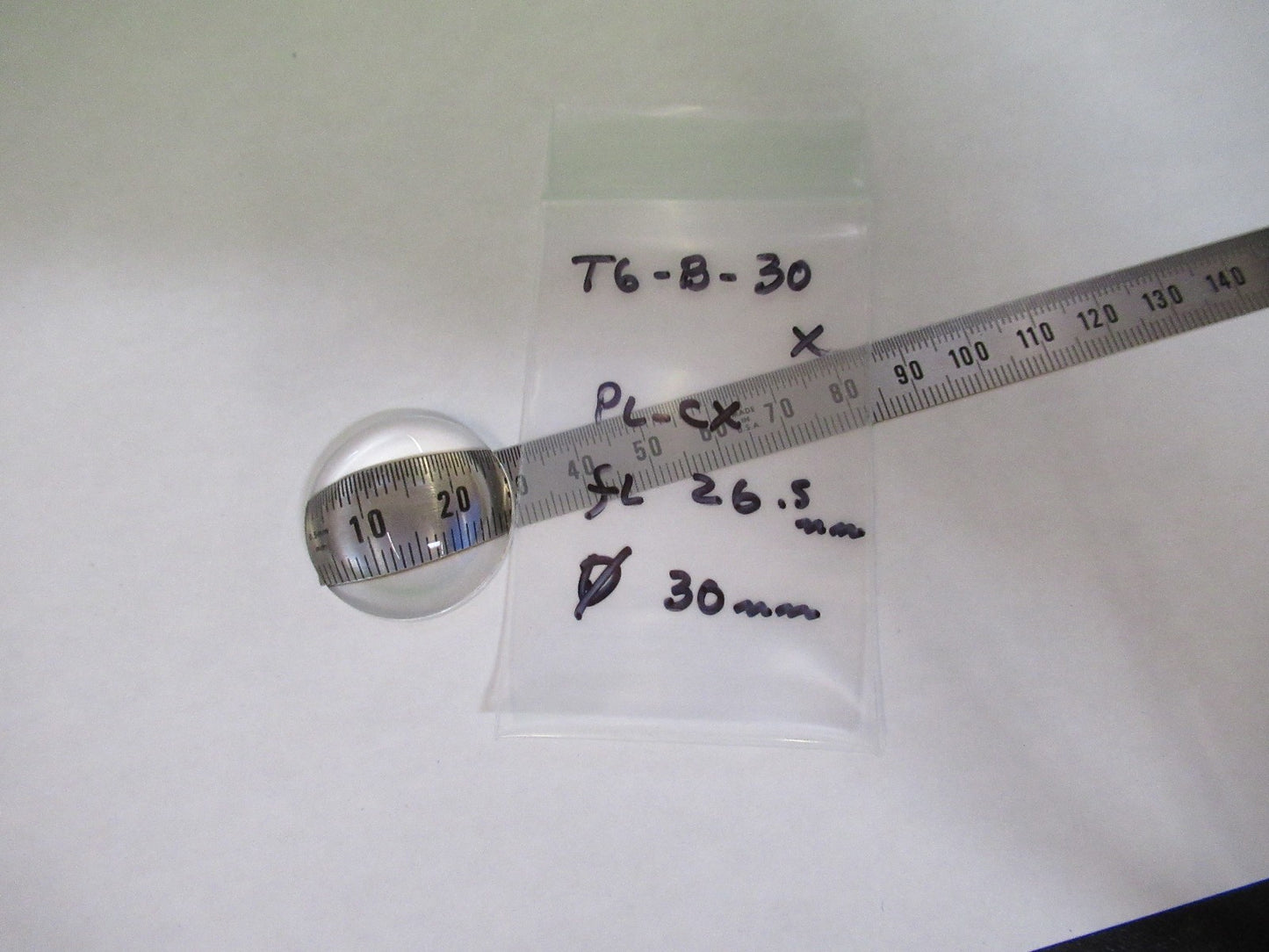 OPTICAL MELLES GRIOT PLANO CONVEX LENS PHOTONICS OPTICS AS PICTURED T6-B-30