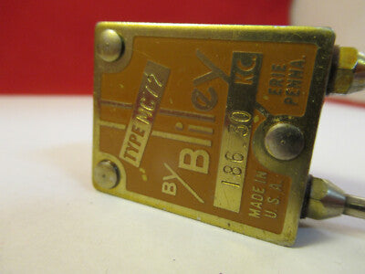 Bliley Electric Co. Wurlitzer 186.30 Kc Antique Quartz Crystal Frequency