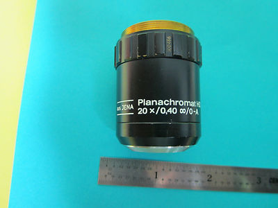 MICROSCOPE OBJECTIVE AUS JENA GERMANY EPI 20X INFINITY CORRECTED OPTICS BN#B3-11