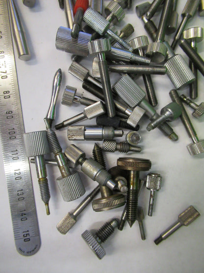 RARE LOT OF SCREWS FOR ZEISS WILD BAUSCH ETC MICROSCOPE PART AS PICTURED 82-A-50