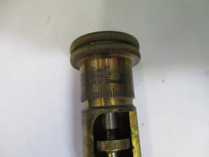 Spencer Lens Co. Antique Brass Fine Micrometer Microscope Part