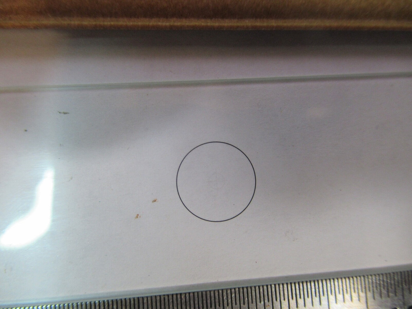 ZEISS JENA GERMANY ANTIQUE TARGET RETICLE MICRO MICROSCOPE PART AS PIC z1-b-71