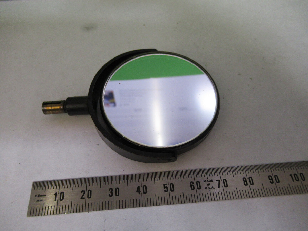 ANTIQUE BAUSCH LOMB MIRROR ASSEMBLY OPTICS MICROSCOPE PART AS PICTURED S7-A-05