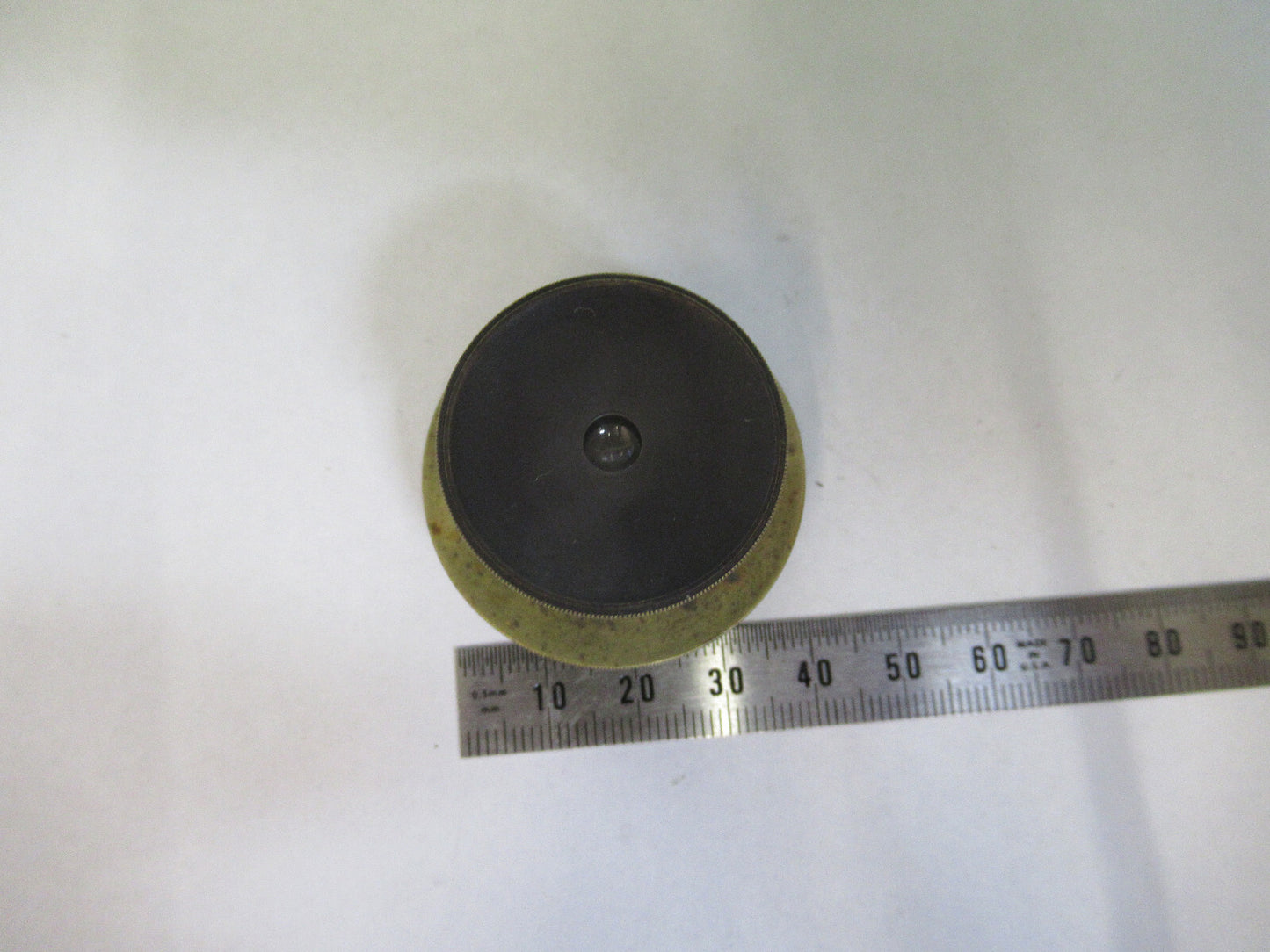 Antique Brass Grunow Rare Ocular Eyepiece Microscope Part
