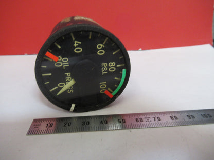 Indicator Pressure Oil 217-00141 Edison Aircraft Instrument