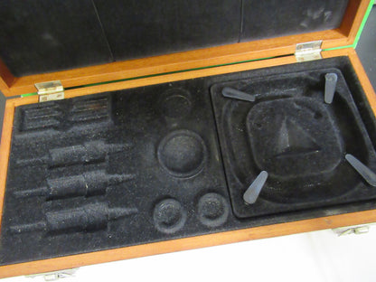 Empty Brüel & Kjær Denmark Mahogany Wood Box Instrument