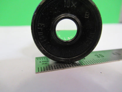 ERNST LEITZ WETZLAR GERMANY EYEPIECE 10X MICROSCOPE PART AS PICTURED 18-FT-13