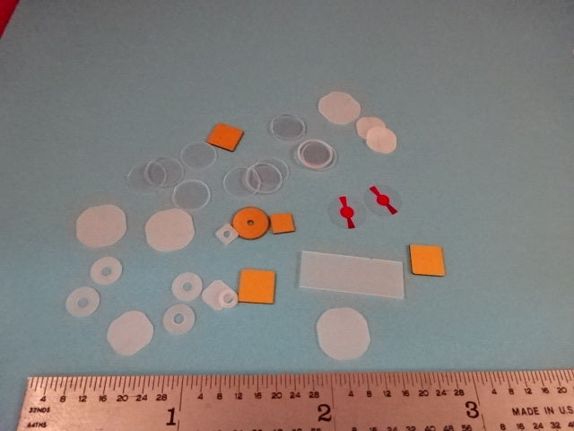 Lot Quartz Crystal Piezoelectric Blanks Gold Plated Piezoelectric Sensor
