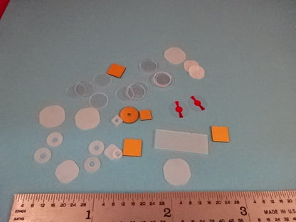 Lot Quartz Crystal Piezoelectric Blanks Gold Plated Piezoelectric Sensor
