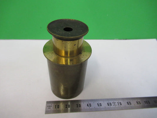 Antique Brass Eyepiece Rare Ocular England Microscope Part