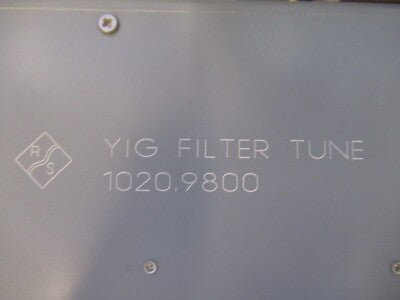 BOARD for ROHDE & SCHWARZ EMI TEST RECEIVER YIG FILTER TUNE 1020.9800 &4B-A-77