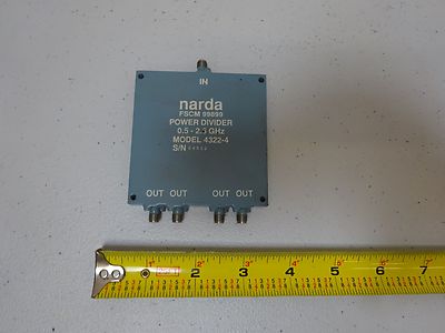 RF MICROWAVE MODULE NARDA POWER DIVIDER 2.5 GHz frequency AS IS BIN#TB-5-2-G