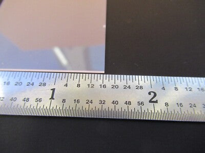 QUARTZ PLATE SINGLE CRYSTAL PIEZOELECTRIC Y-CUT PIEZO PART AS PICTURED &3K-A-74