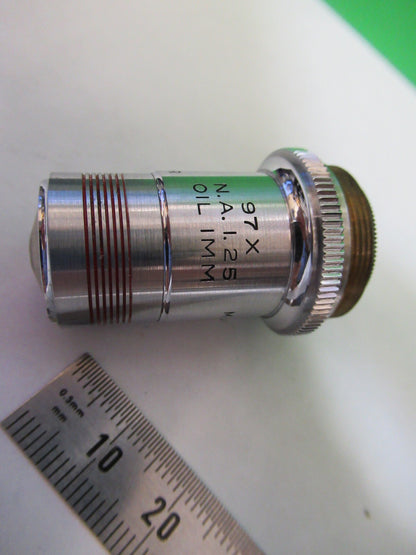 OBJECTIVE AO SPENCER 97X LENS OPTICS MICROSCOPE PART AS PICTURED X6-A-53