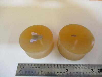 Lot 2 ea METALLOGRAPHIC METAL CROSS SECTION SPECIMEN MICROSCOPY SAMPLE &A7-A-16