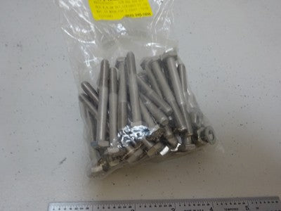 HIGH VACUUM KUST LESKER LOT SCREWS NUTS AS IS BIN#N8-H-13